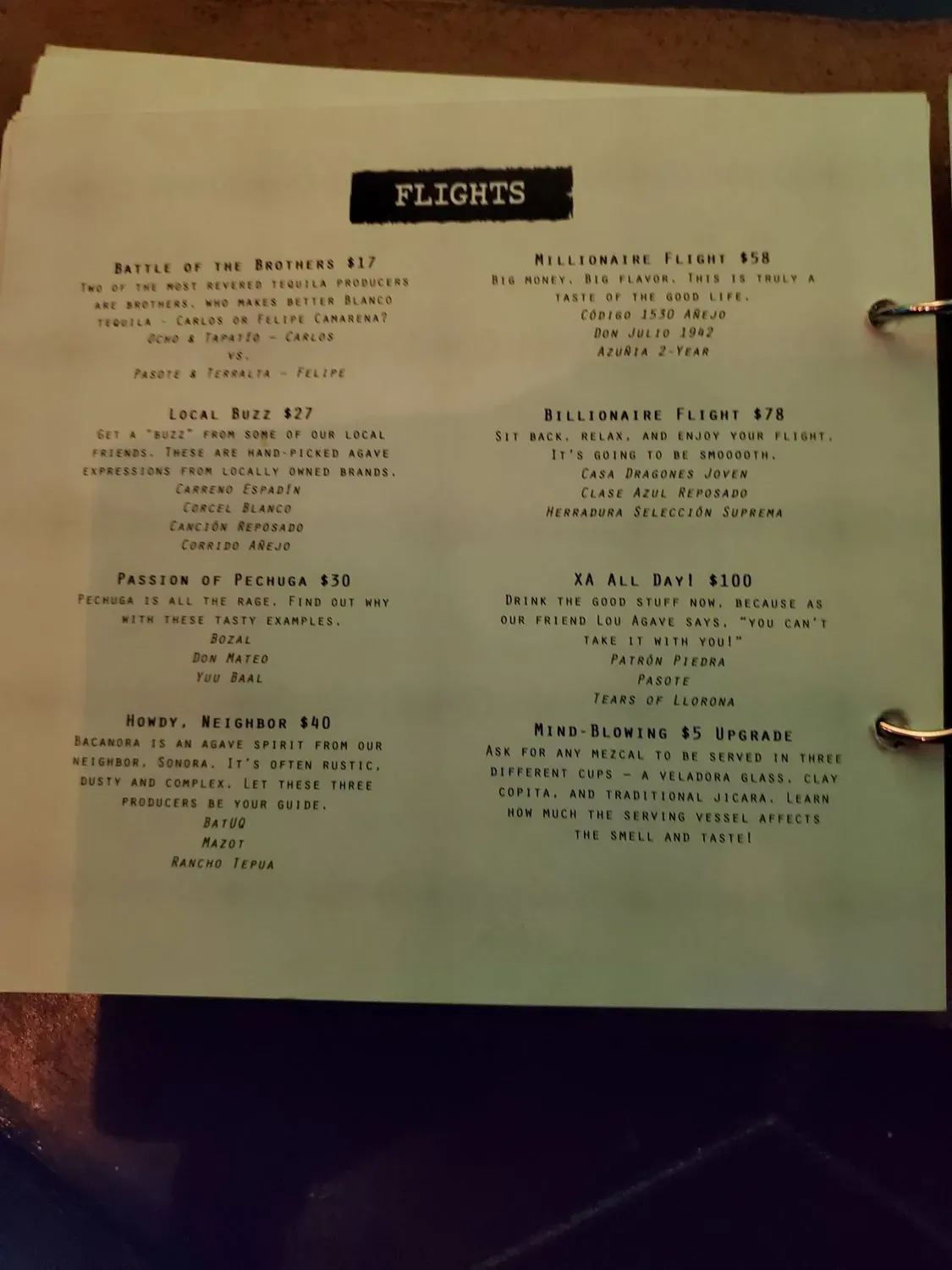 Menu 2