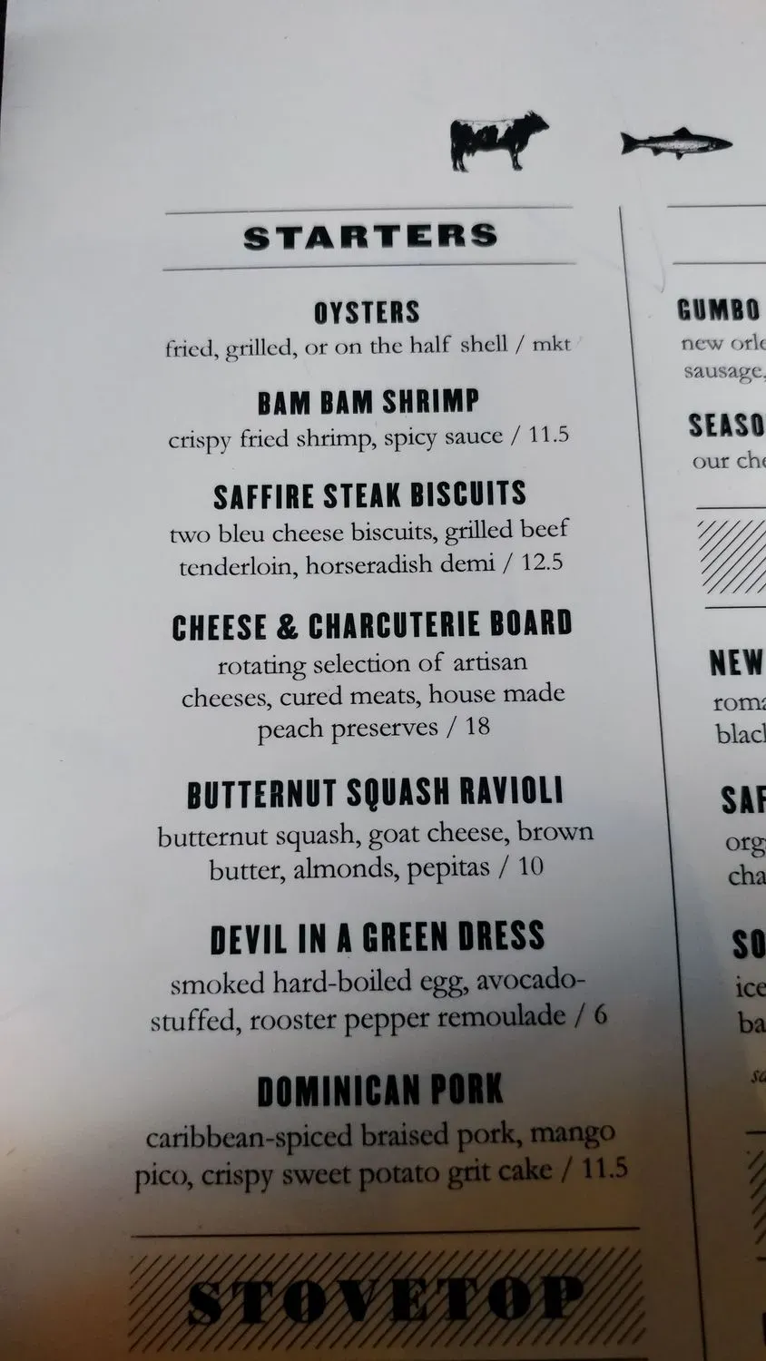 Menu 6