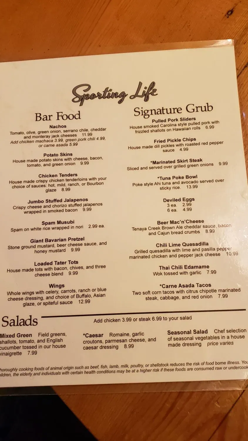 Menu 5