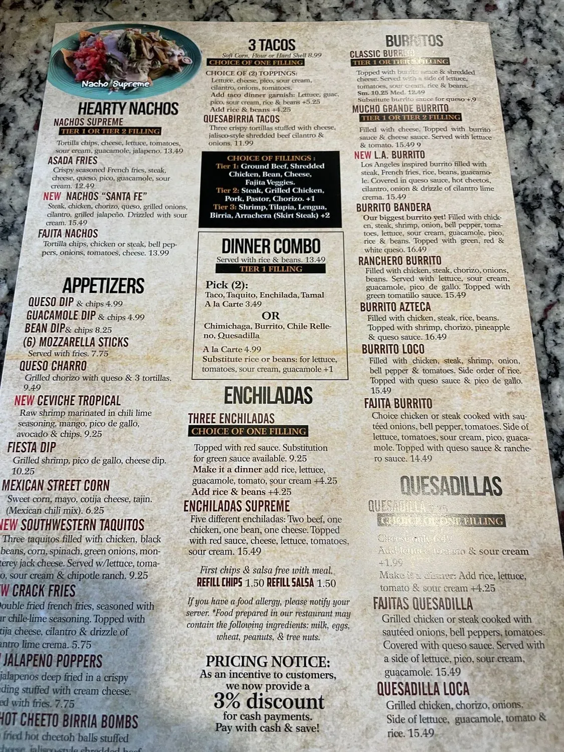 Menu 5