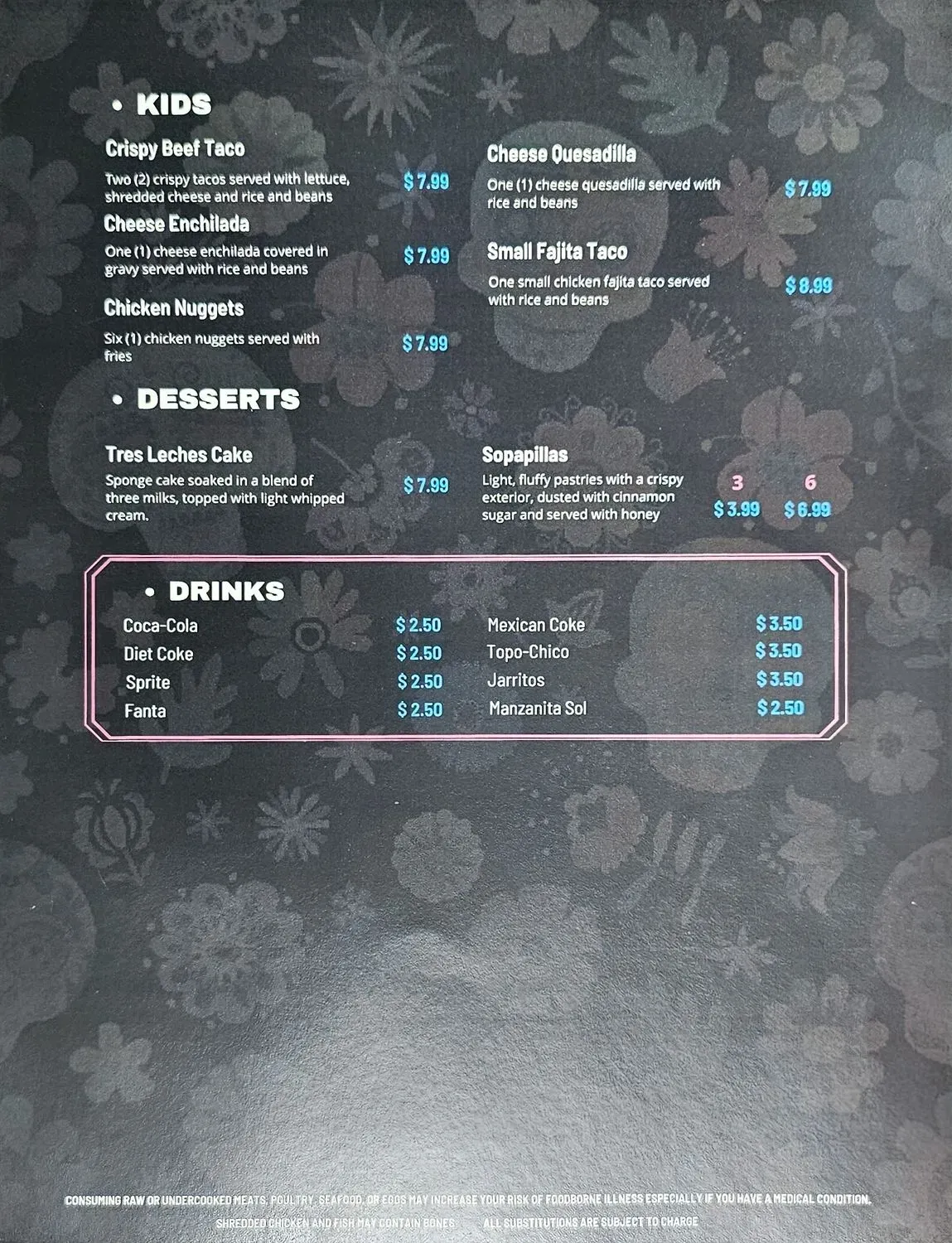 Menu 3