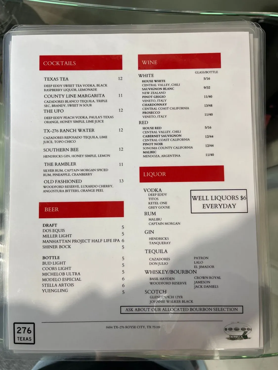 Menu 6