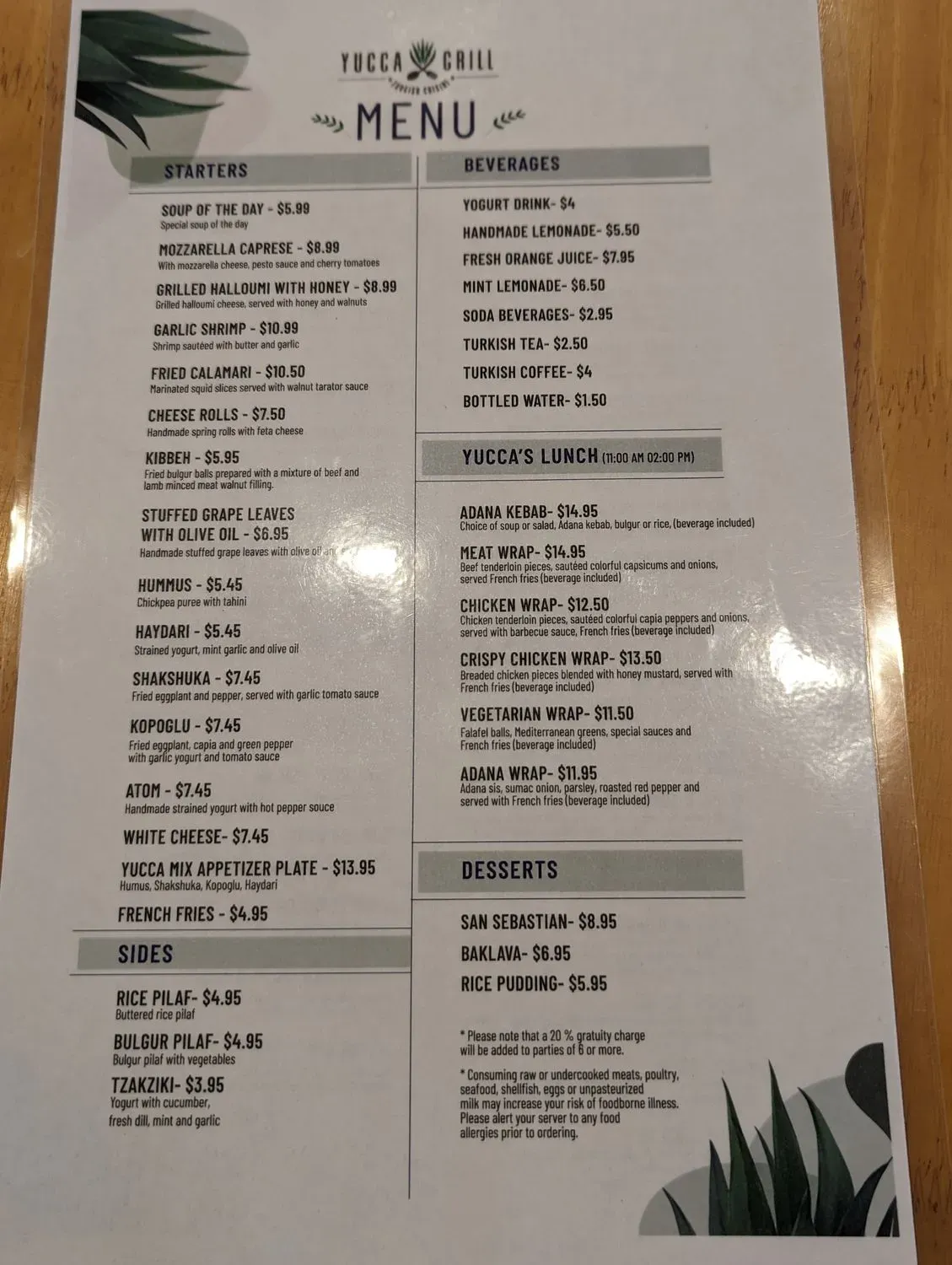 Menu 2