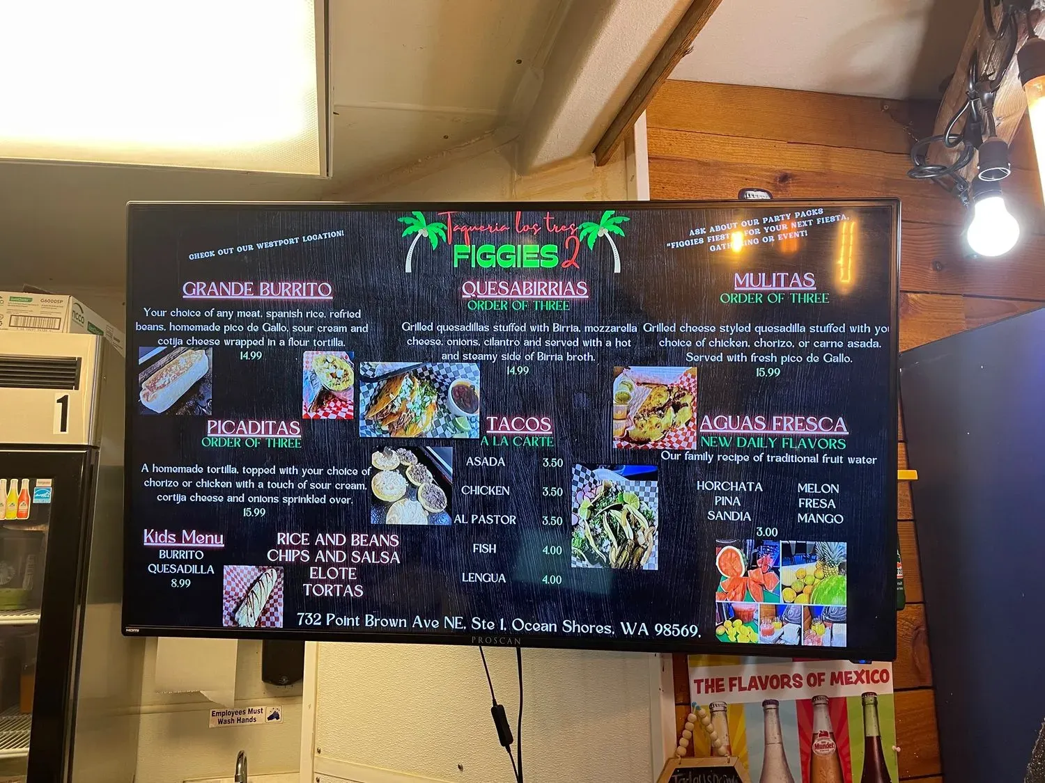 Taqueria Los Tres Figgies 2 Menu - Updated November 2025