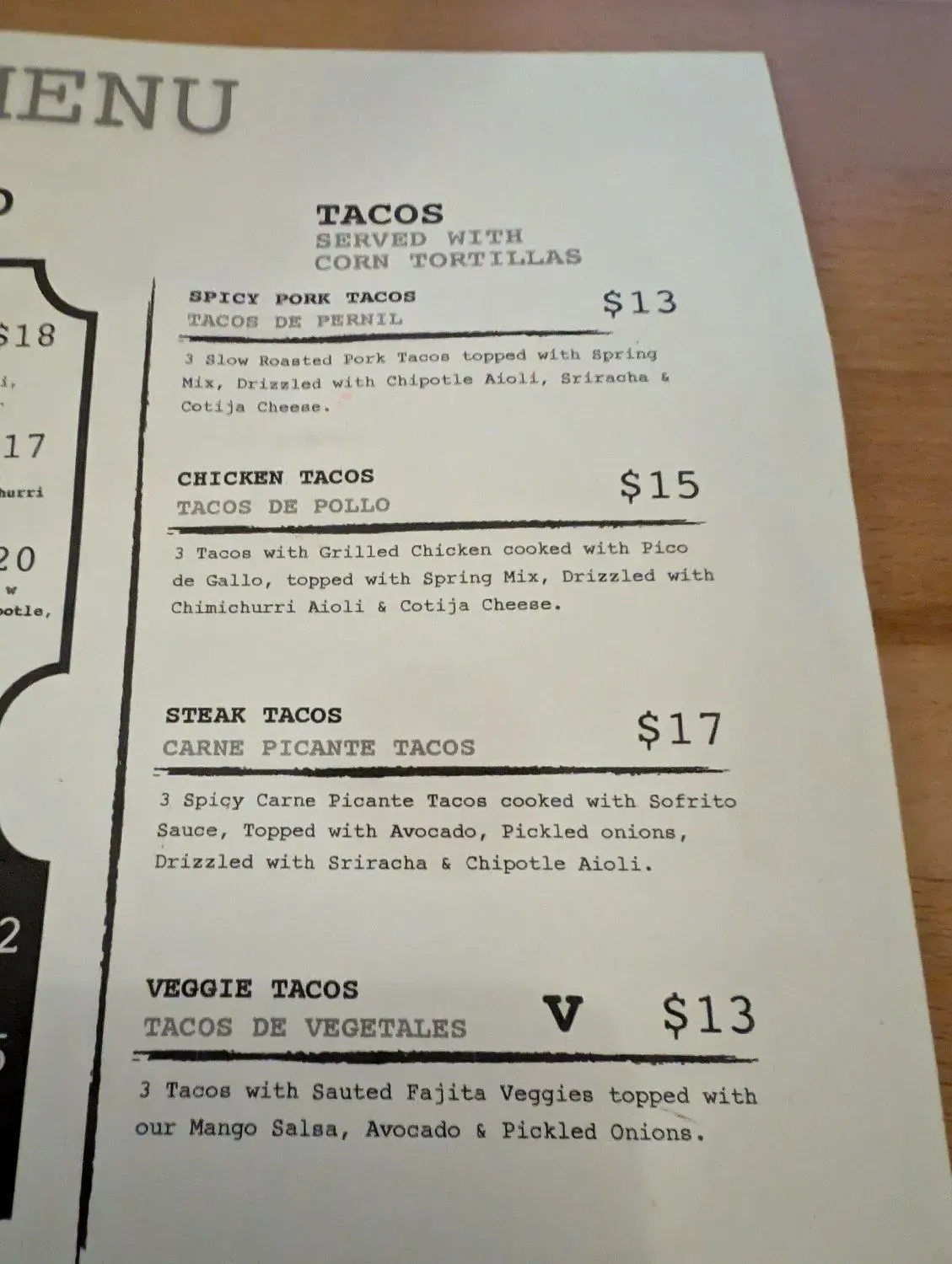 Menu 6