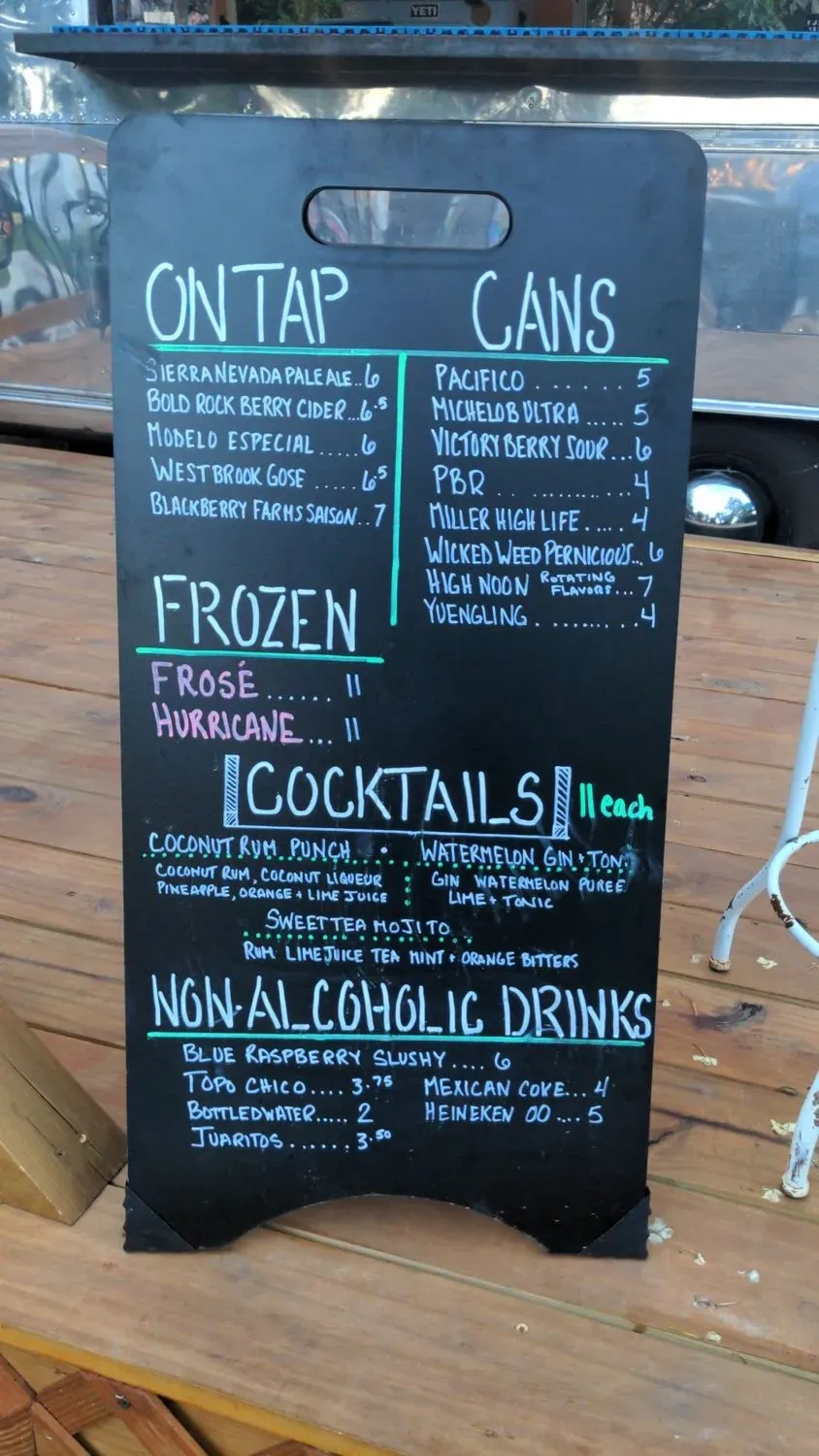 HeyDay Sandwiches and Cocktails Menu - Updated October 2025