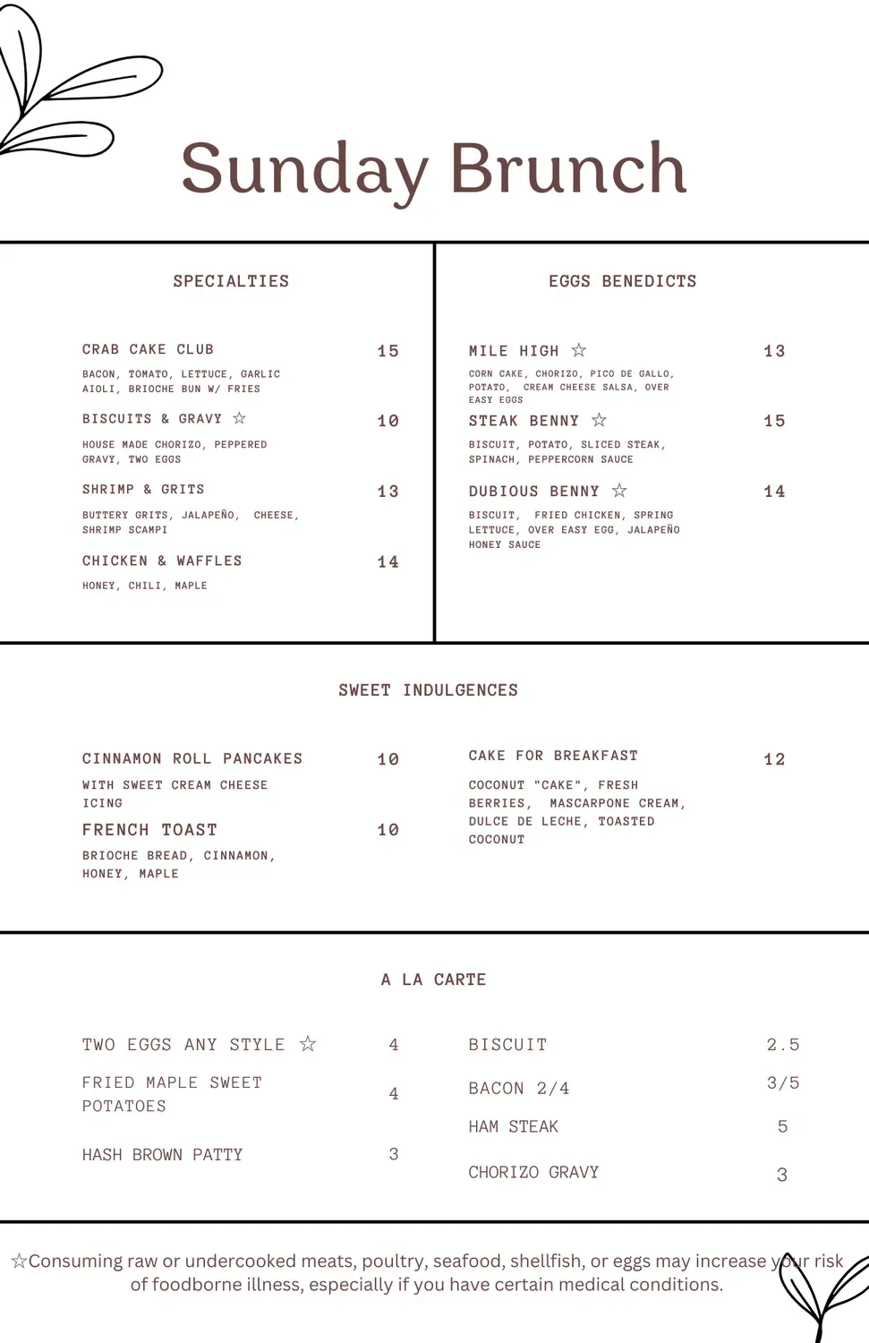 Menu 2