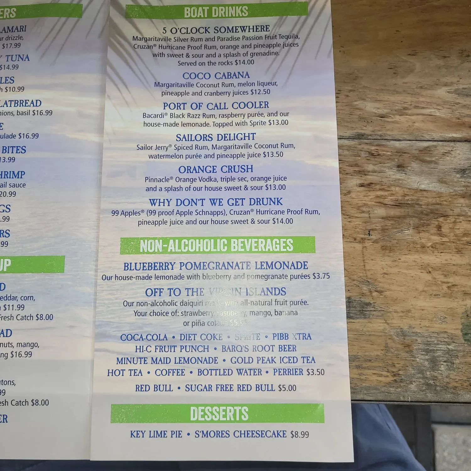 Menu 6