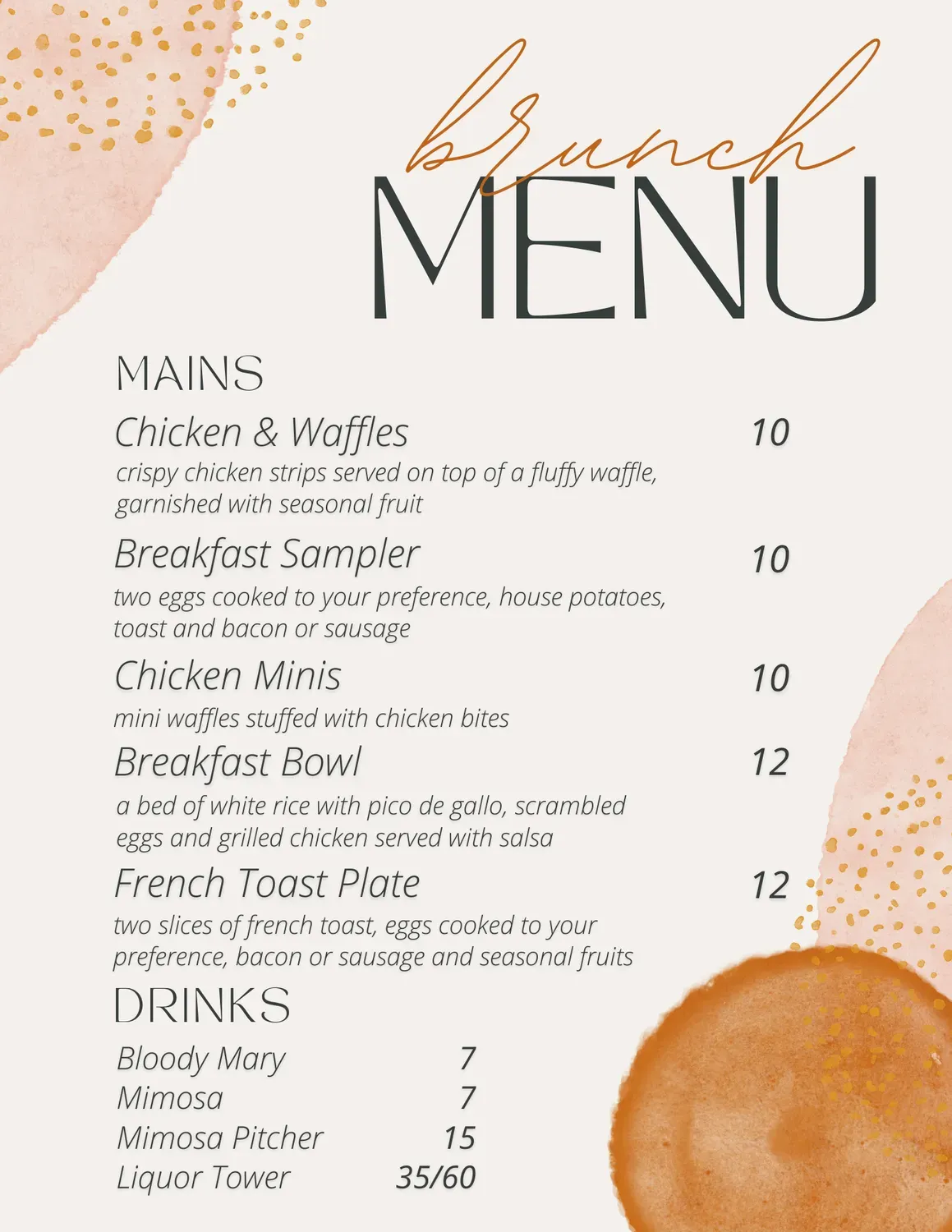 Menu 2