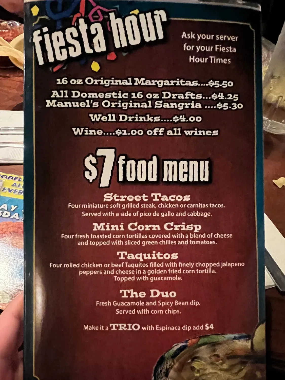 Menu 3