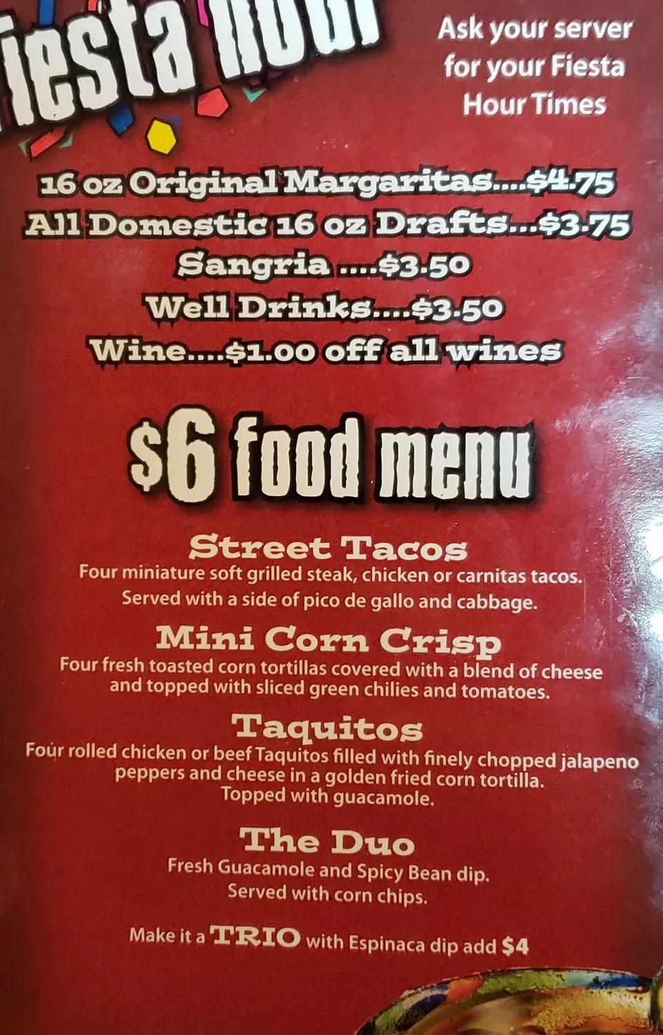 Menu 6