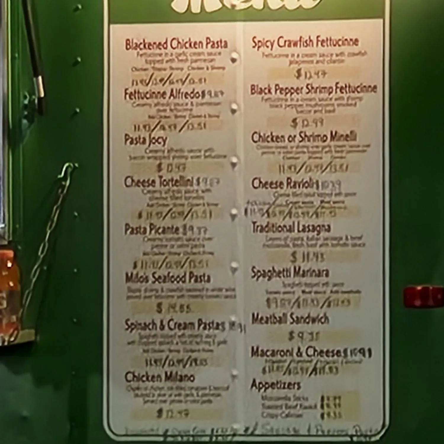 Menu 2