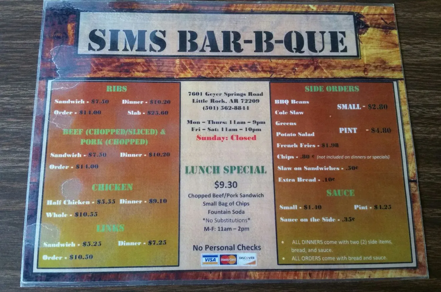 Menu 3