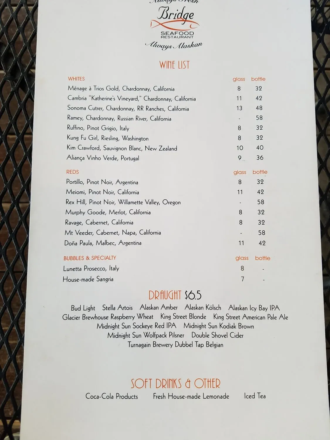 Menu 6