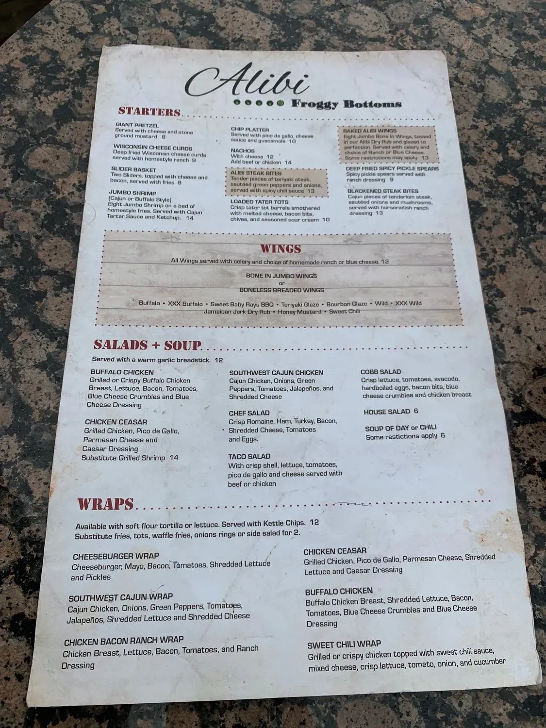 Menu 4