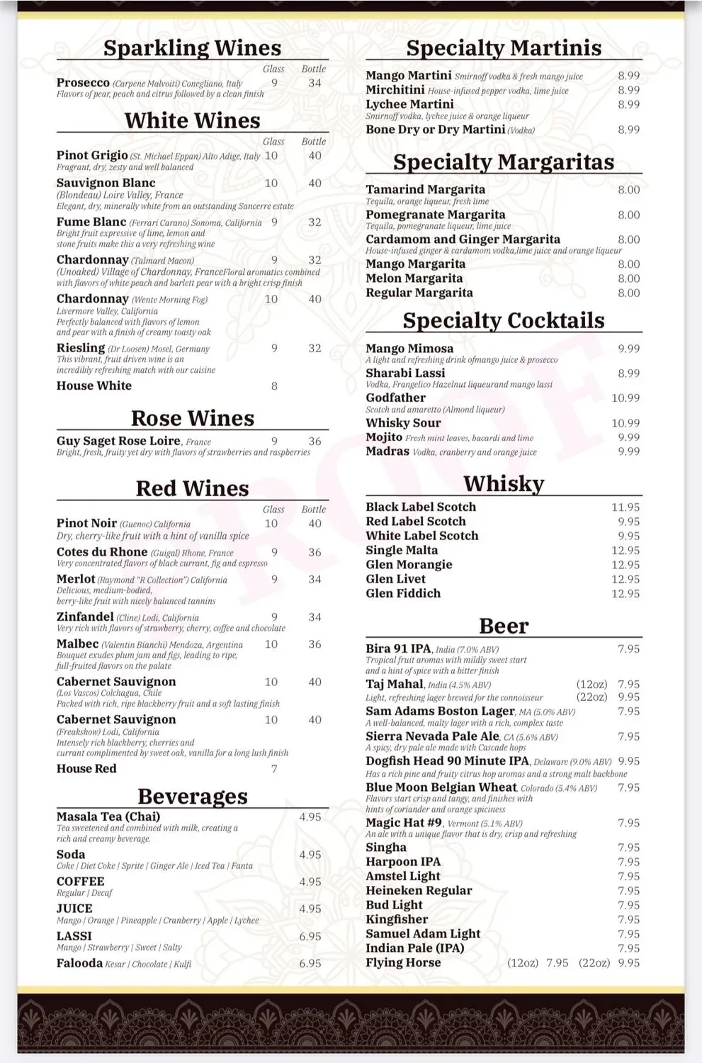 Menu 2