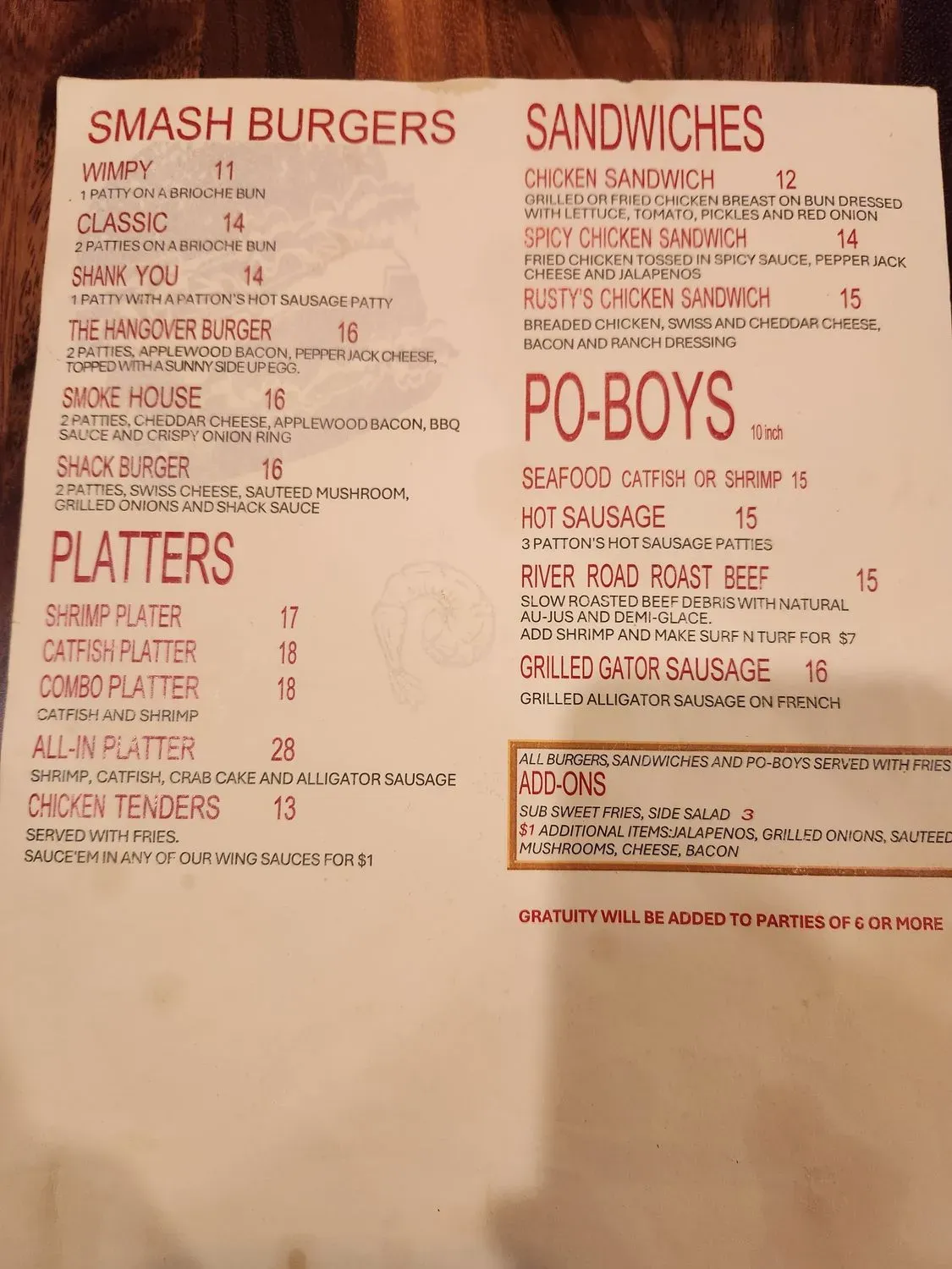 Menu 4