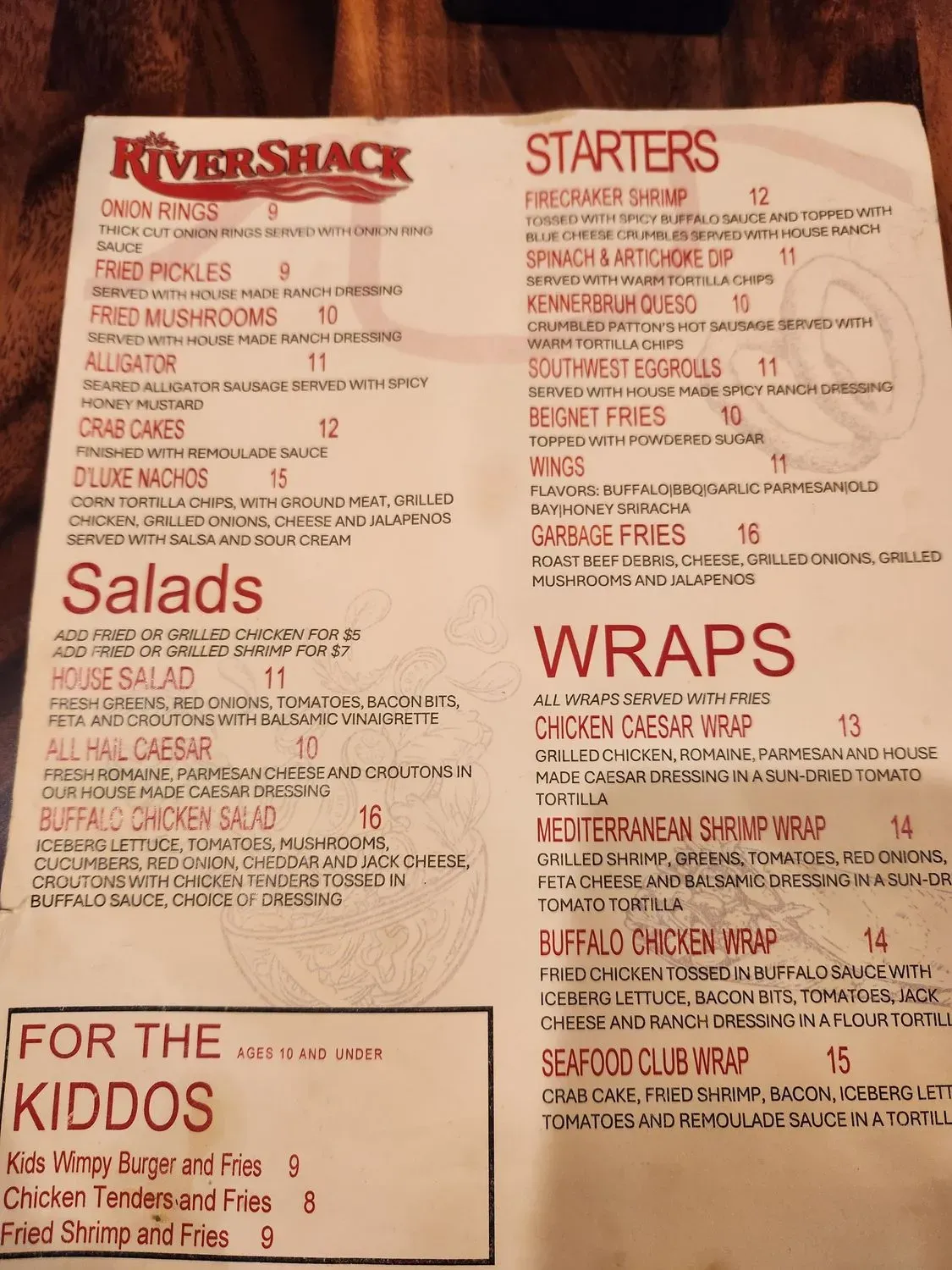 Menu 5