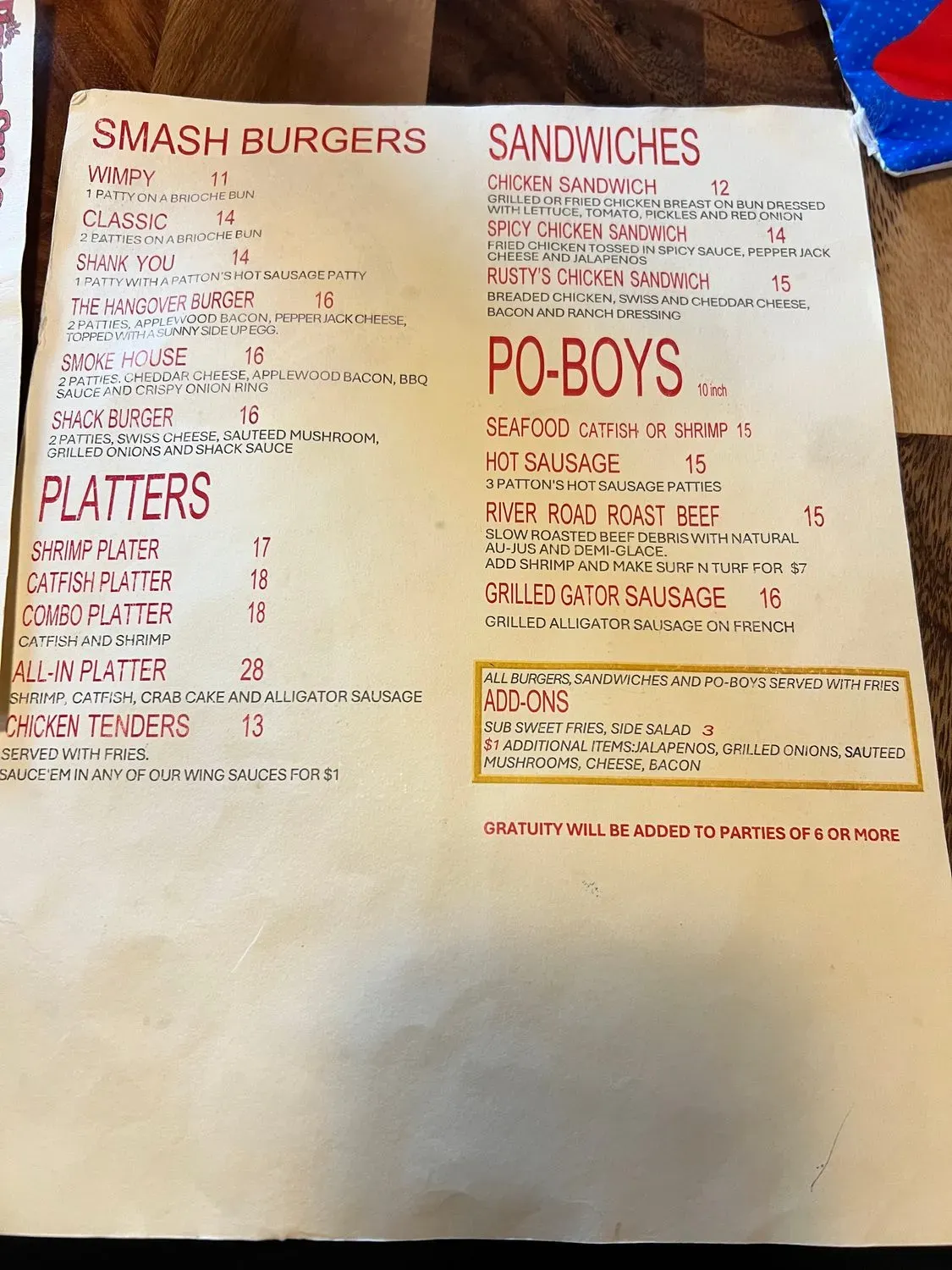 Menu 2