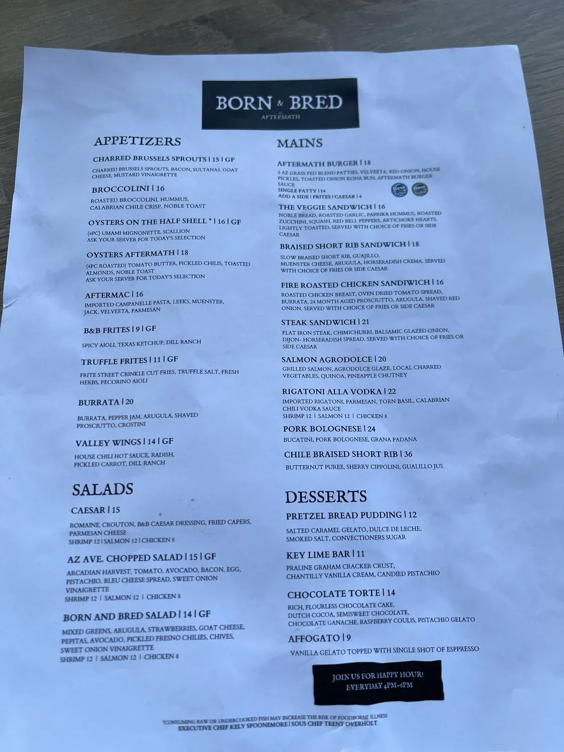 Menu 4