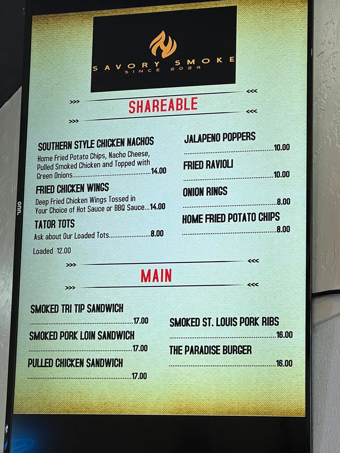 Menu 2