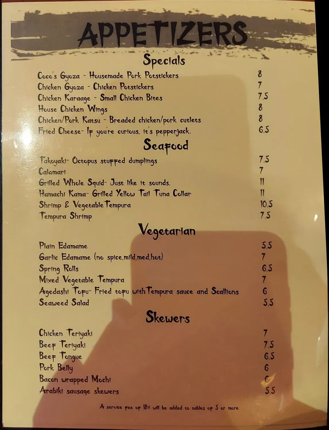 Menu 4