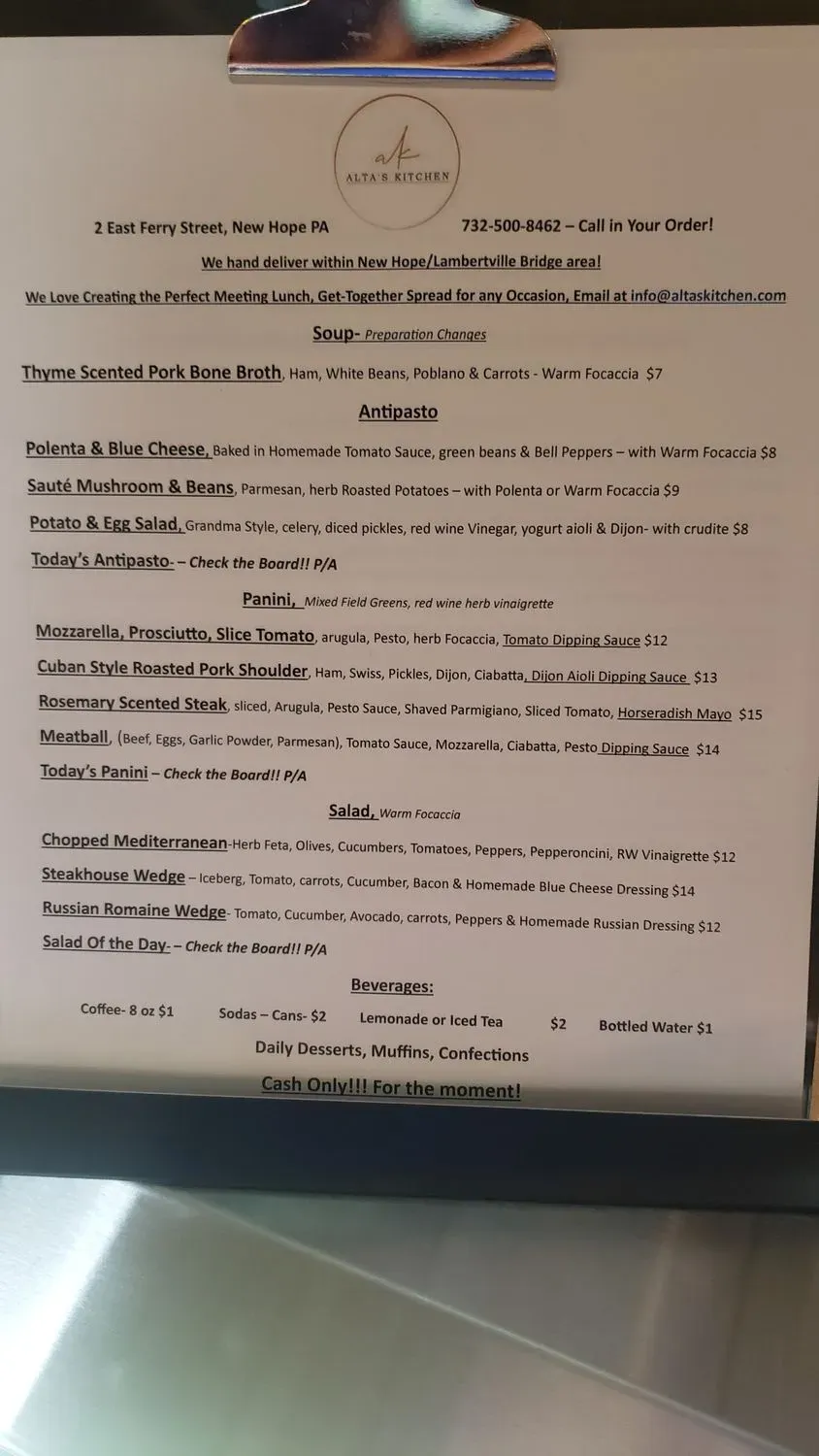 Menu 4