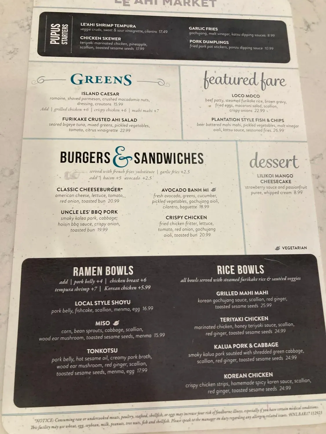 Menu 3