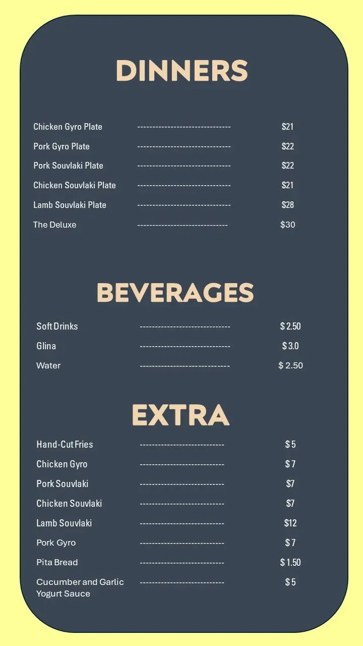 Menu 2