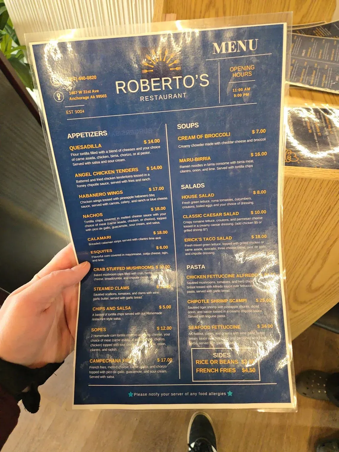 Menu 3