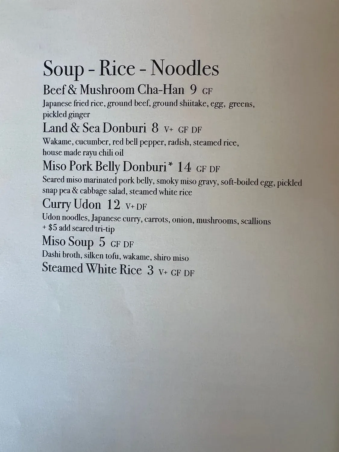 Menu 2