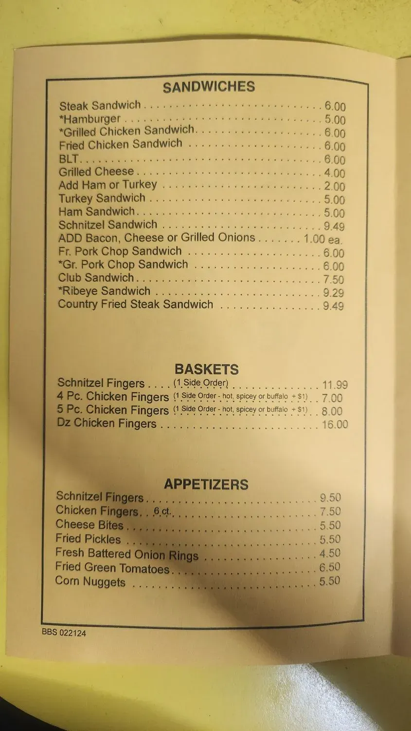 Menu 3