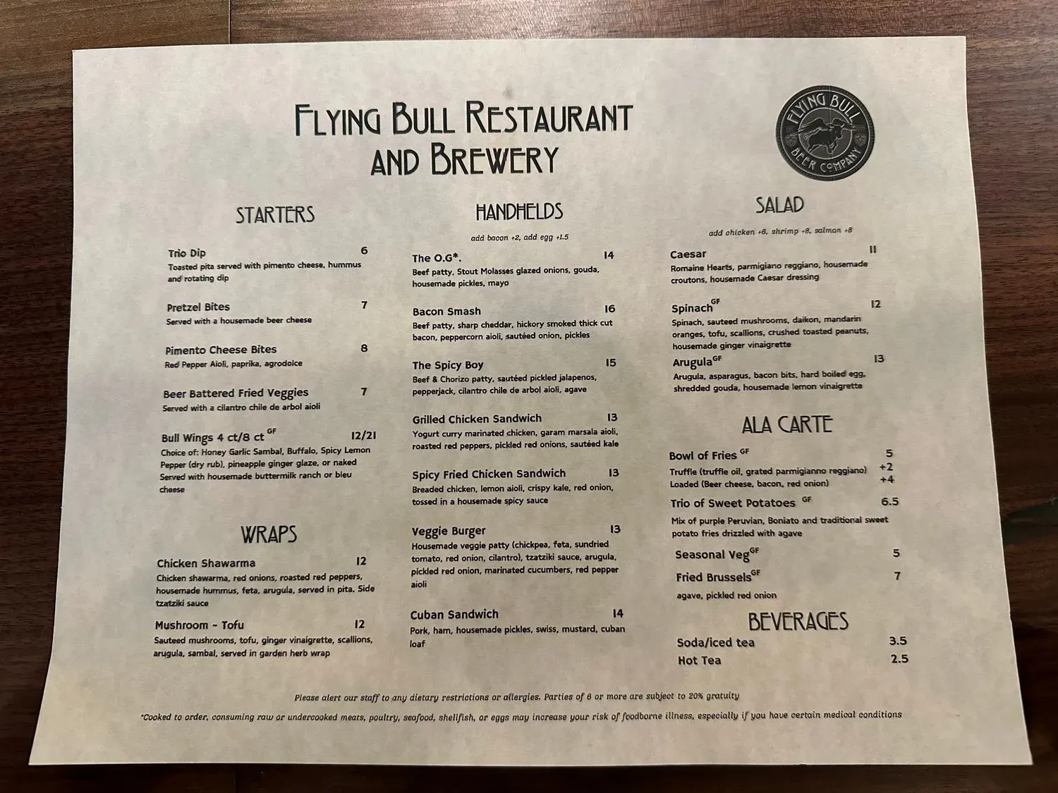 Menu 2