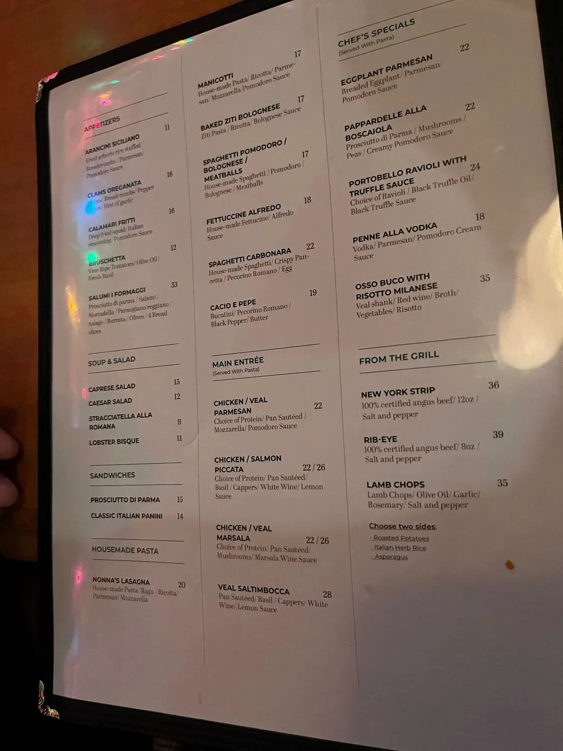 Menu 4