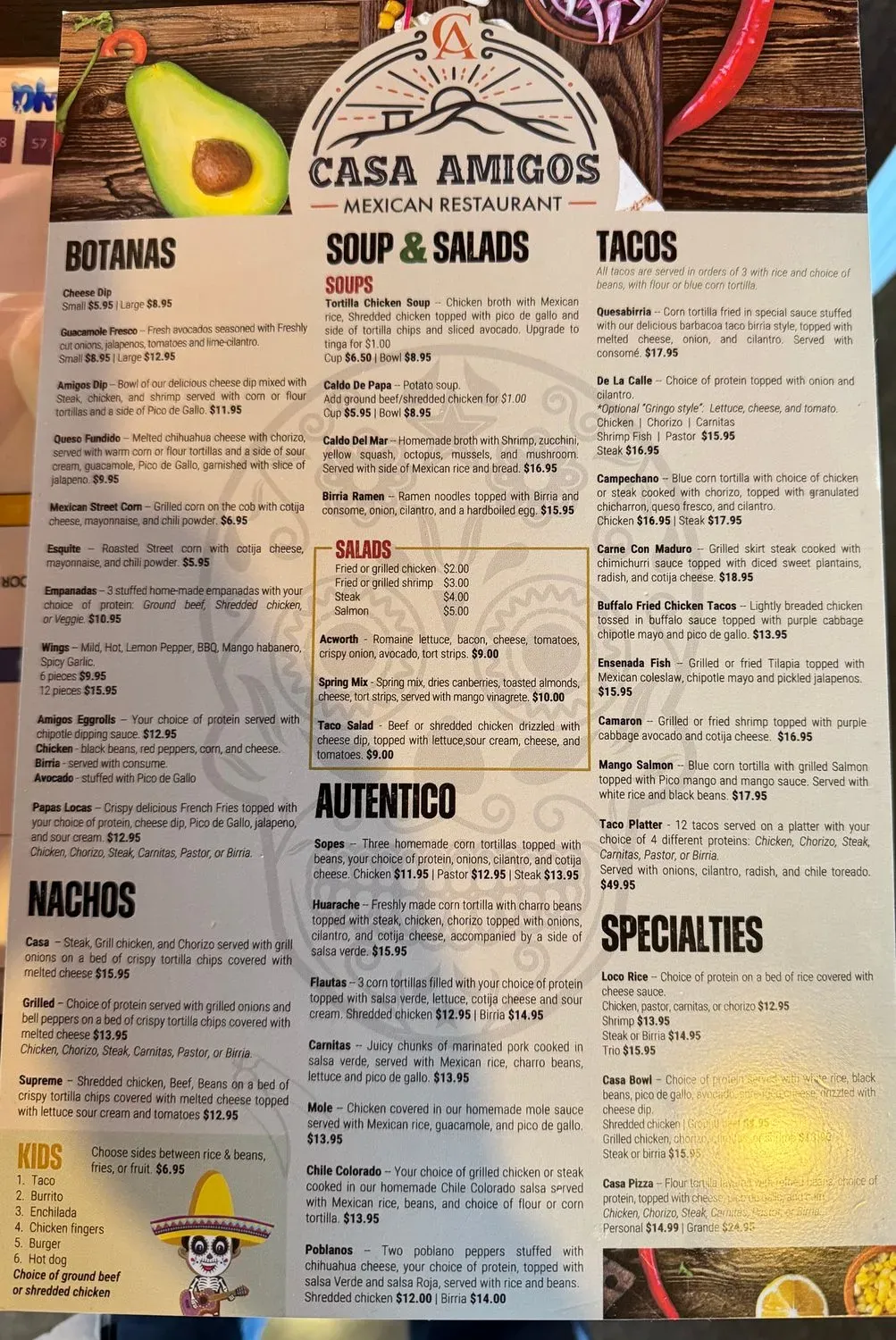 Menu 2