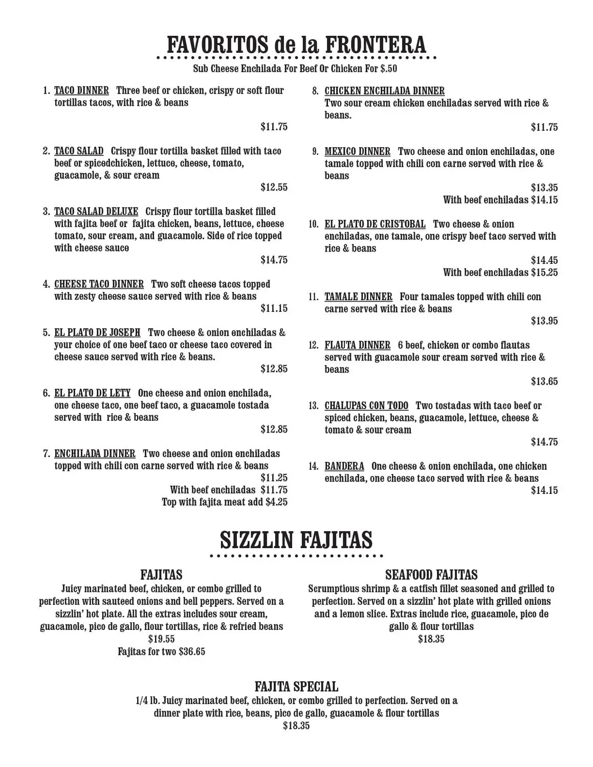 Menu 6