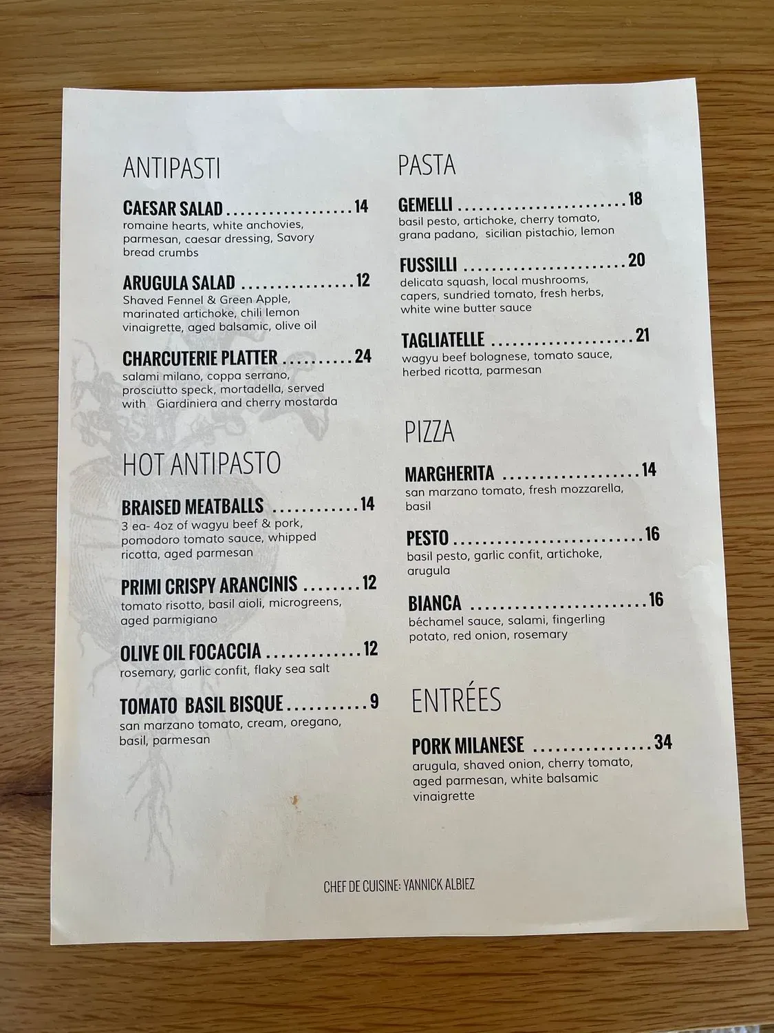 Menu 2