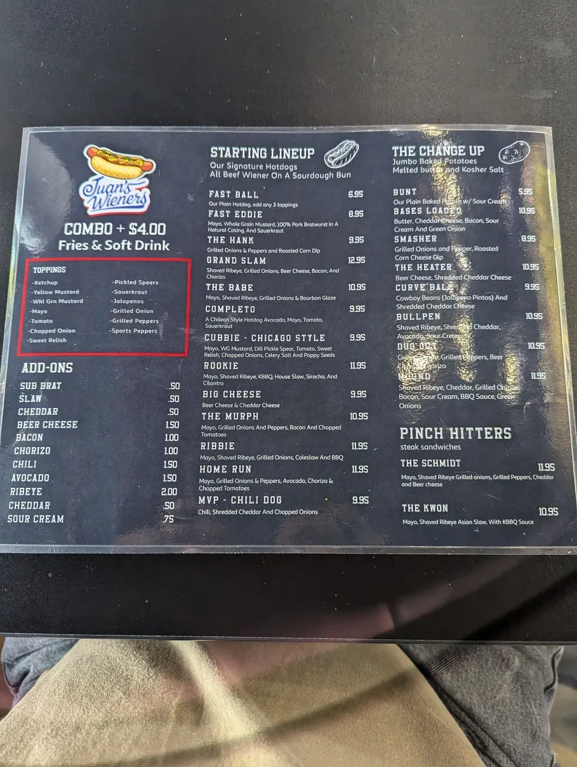 Menu 3