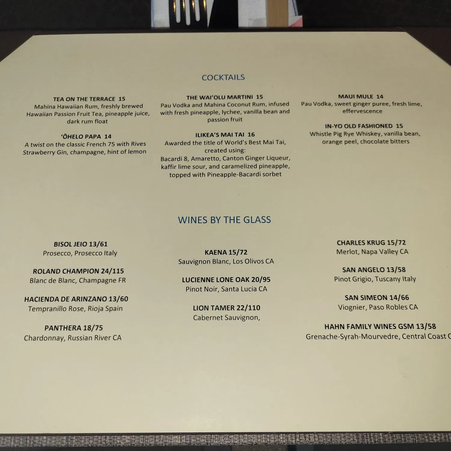 Menu 4