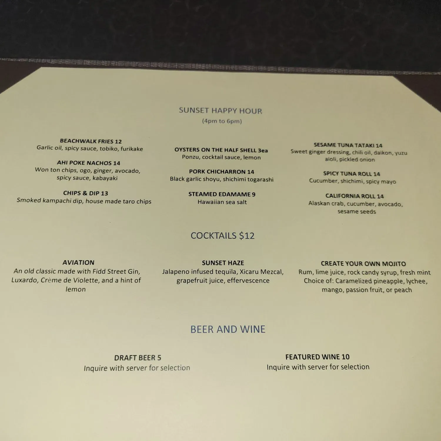 Menu 3