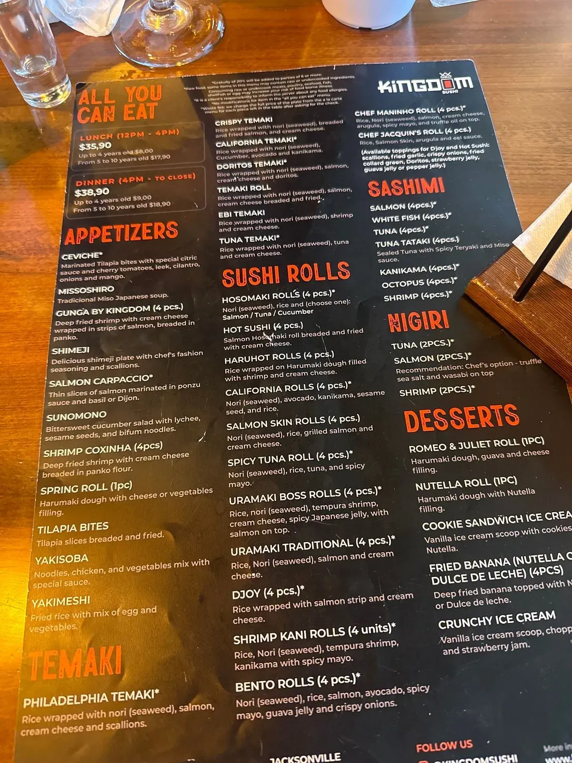 Menu 6