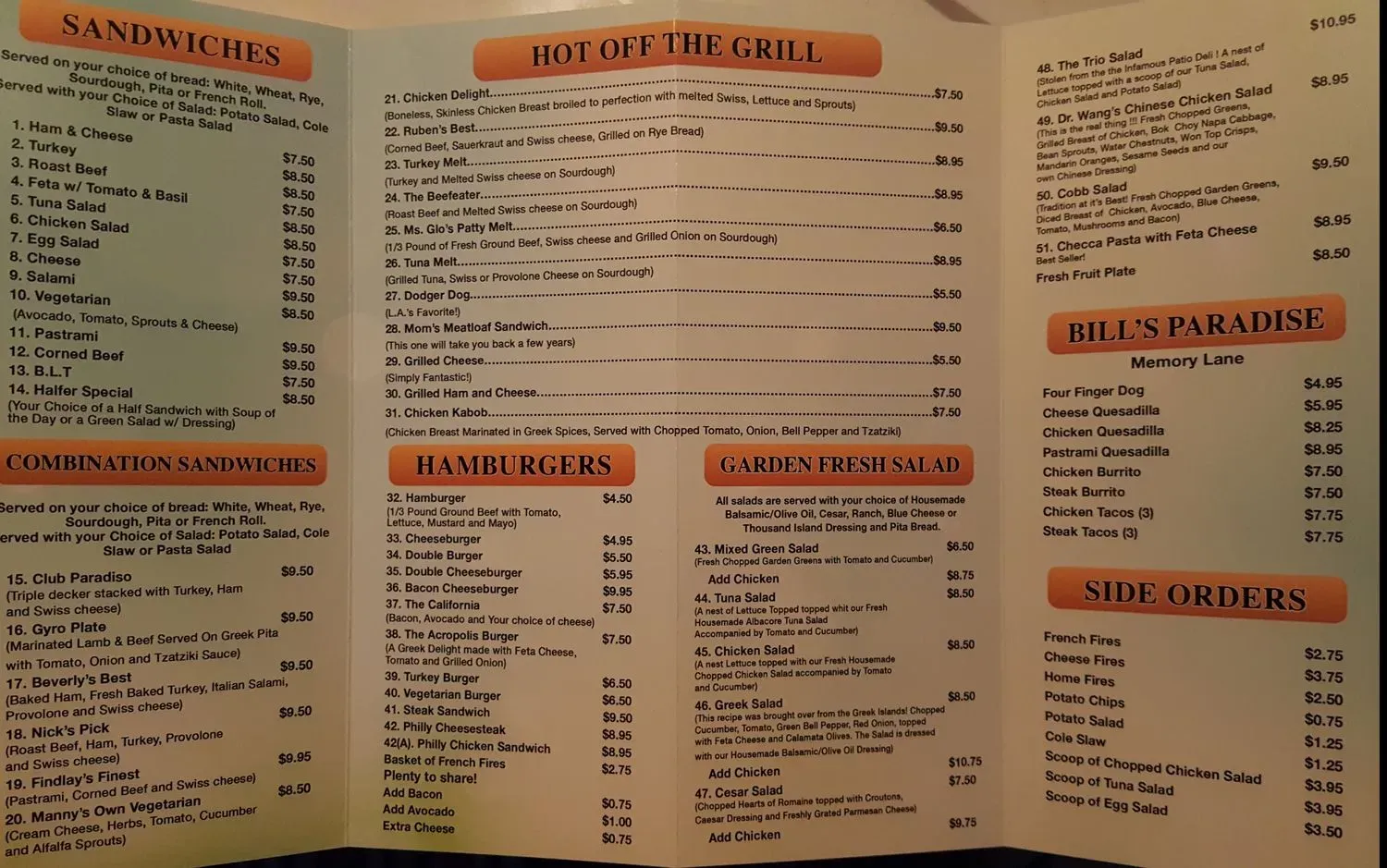 Menu 2