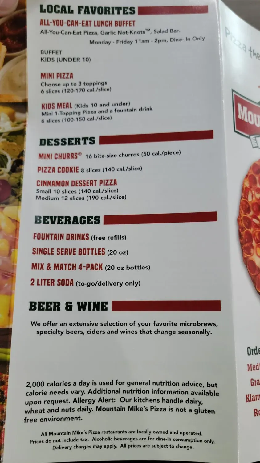 Menu 2