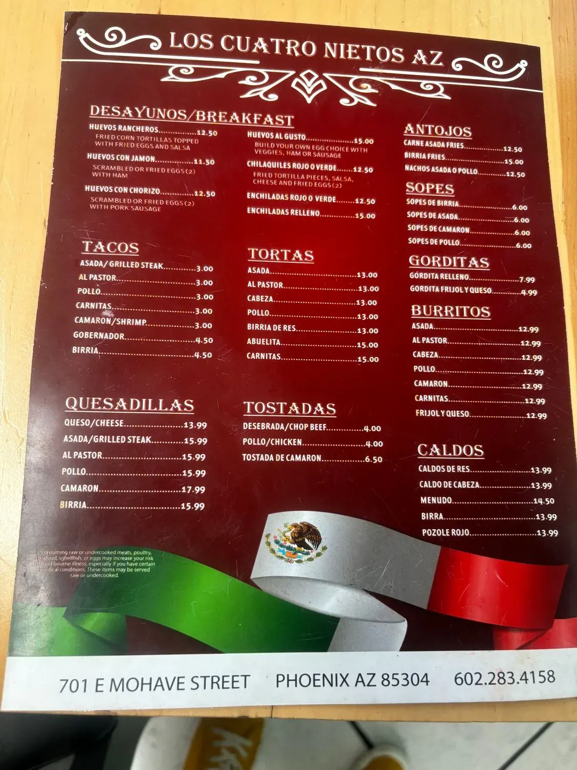 Menu 2