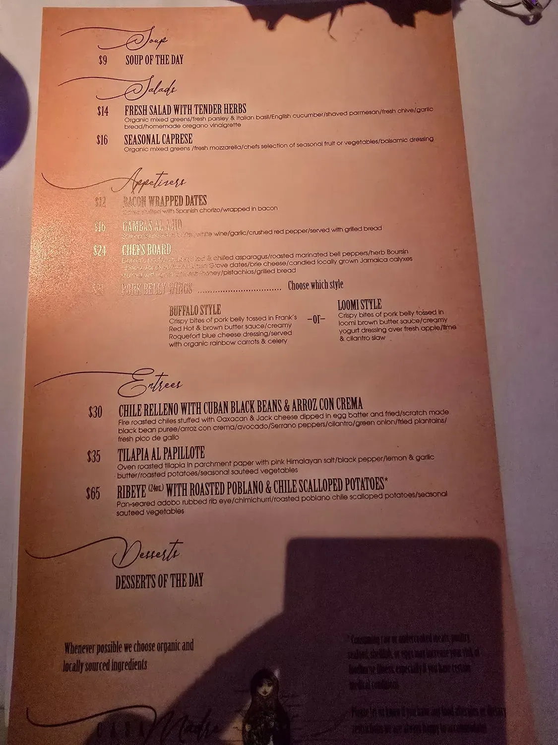 Menu 4