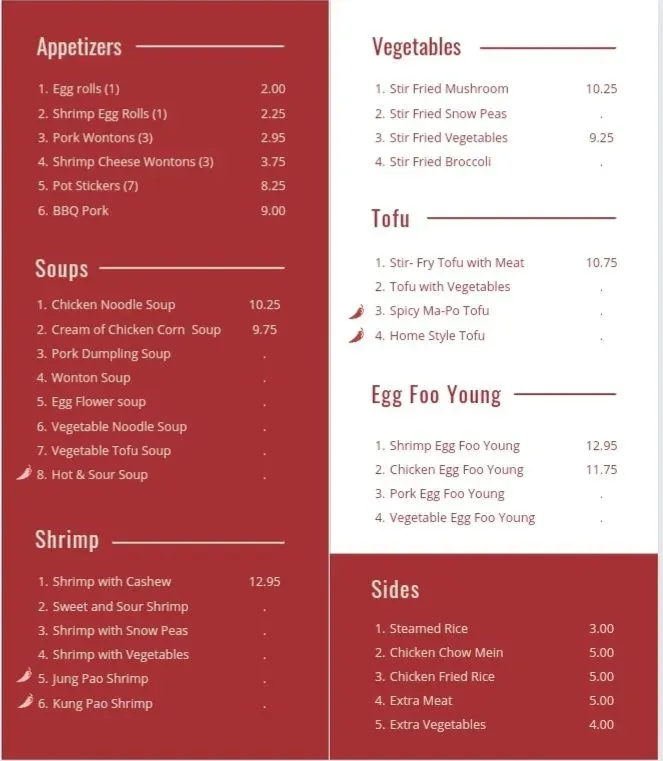 Menu 2