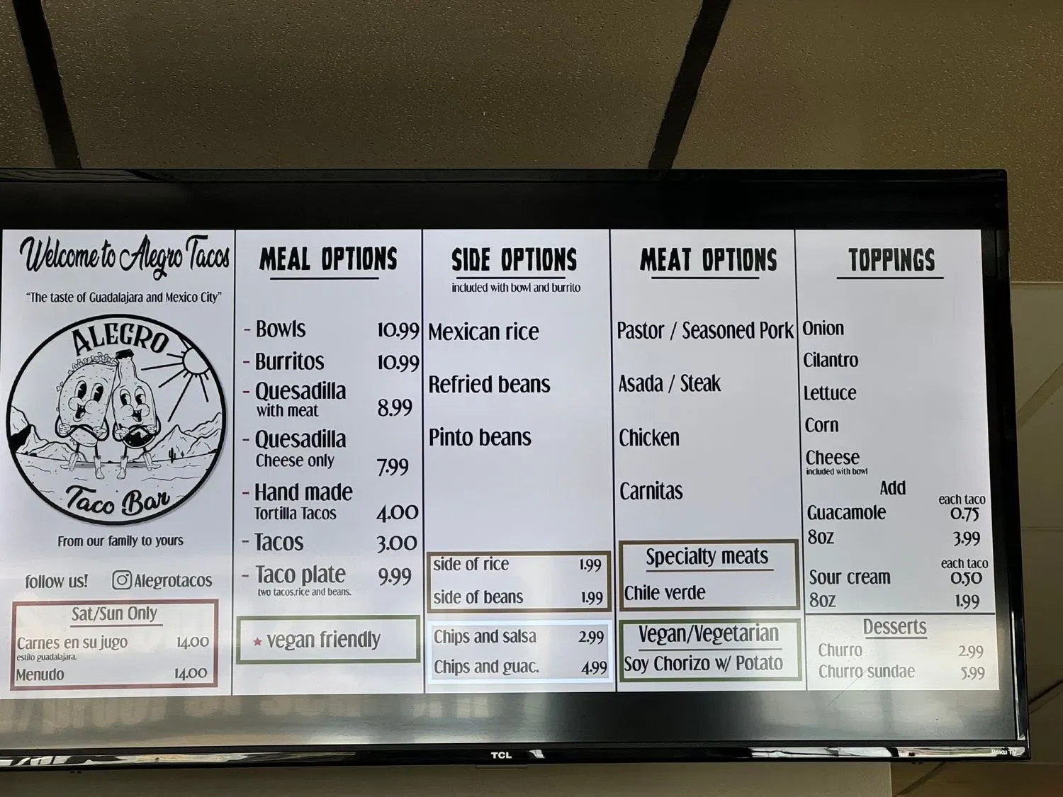 Menu 2