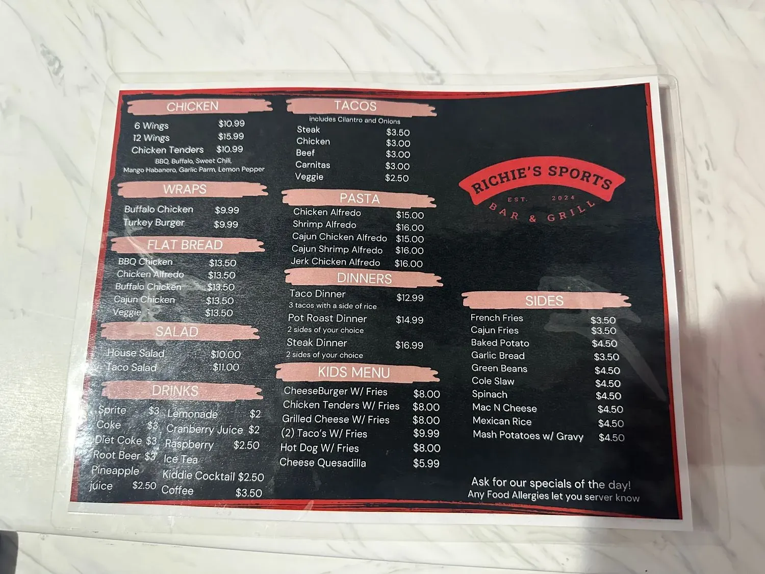 Menu 4