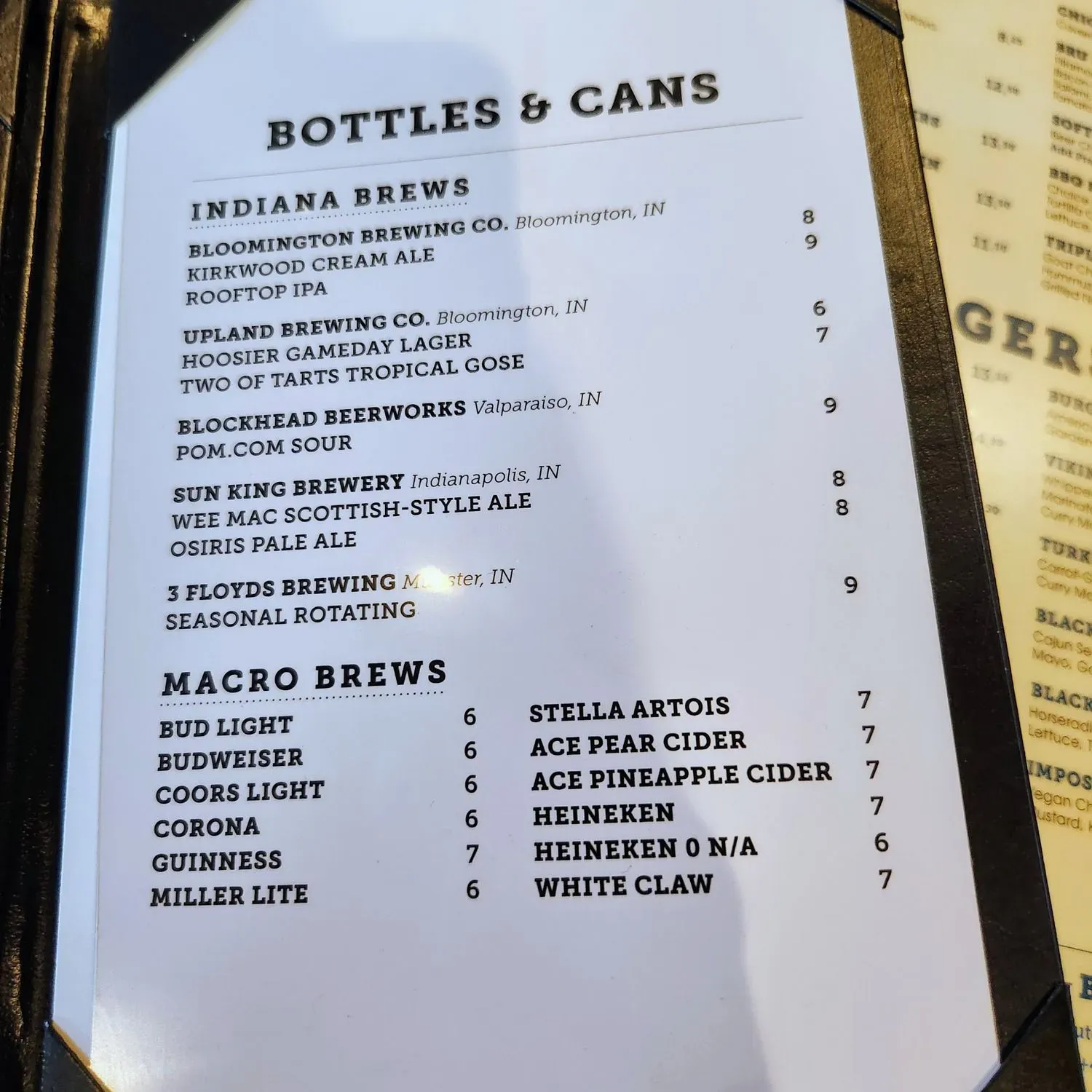 Menu 4