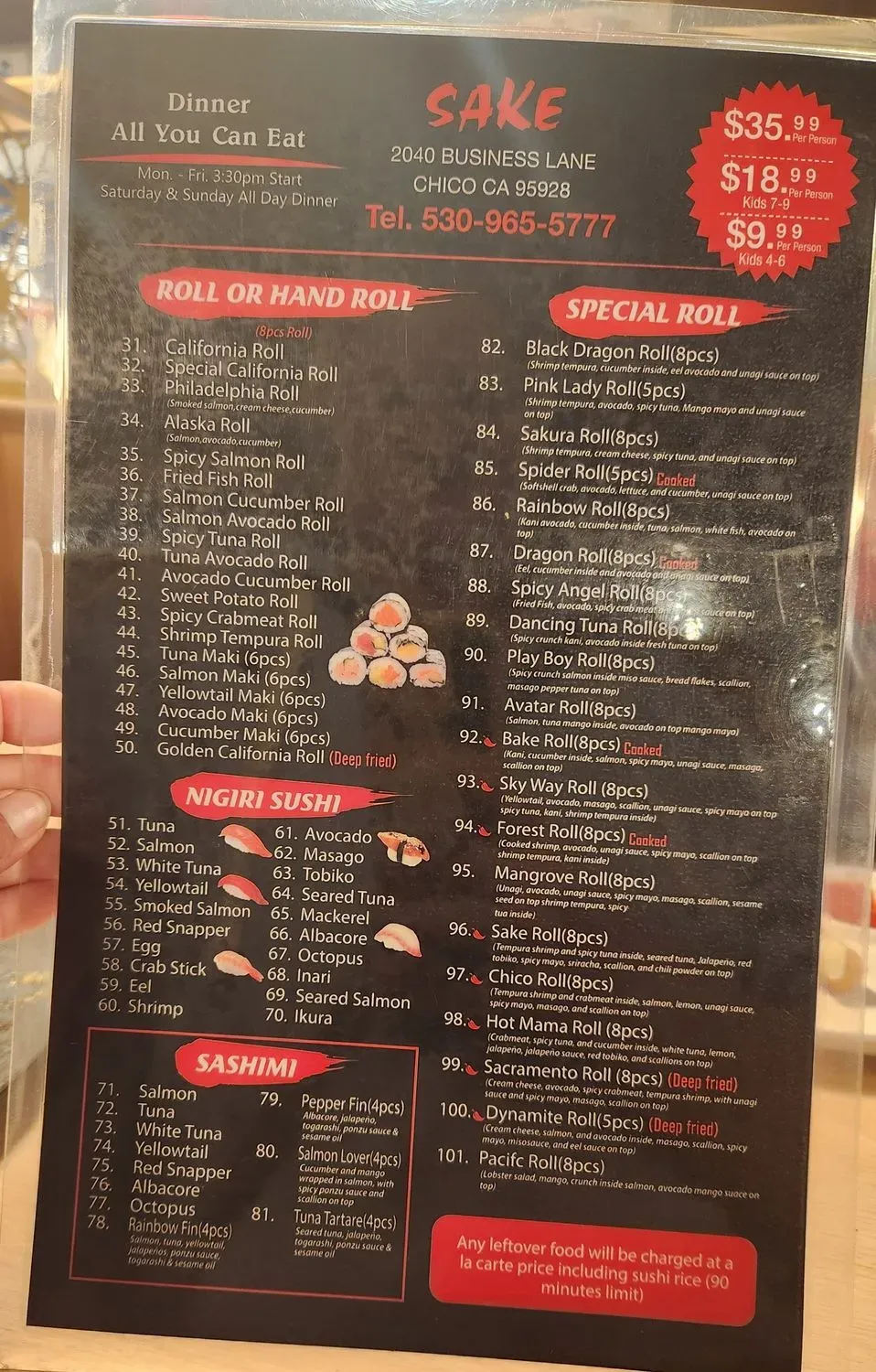 Menu 6